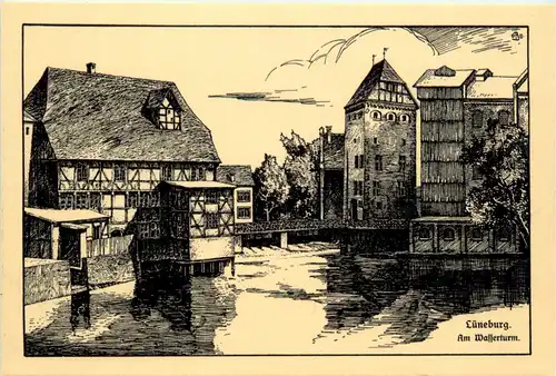 Lüneburg - Am Wasserturm -448416