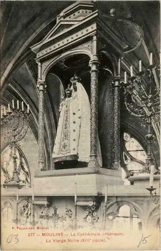 Moulins, La Cathedrale , La Vierge Noire -363968