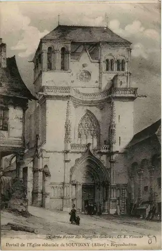 Portail de LÈglise abbatiale de Souvigny, Reproduction -363878