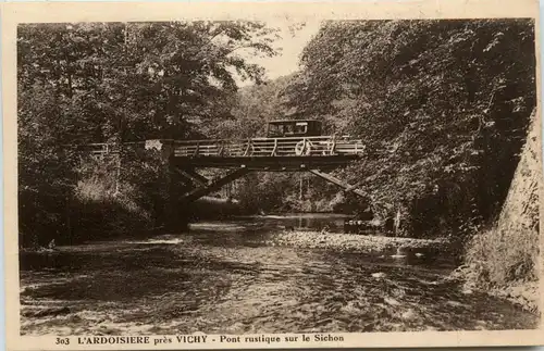 Làrdoisiere pres Vichy, Pont rustique sur le Sichon -364098