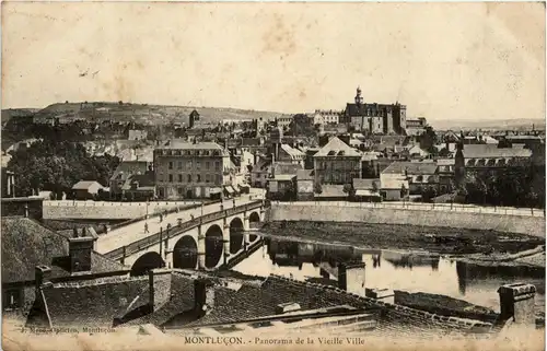 Montlucon, Panorama de la Vieille Ville -364158