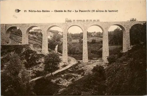 Neris-les-Bains, Chemin de Fer, La Passerelle -363952