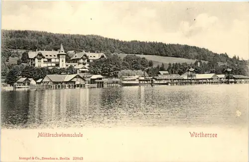 Klagenfurt, Wörthersee, Militärschwimmschule -354920