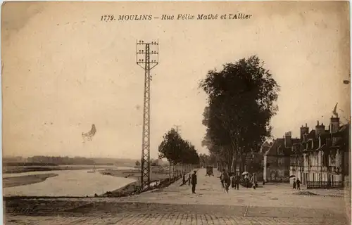 Moulins, Rue Felix Mathe et lÀllier -364468