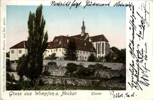 Gruss aus Wimpfen am Neckar -448264