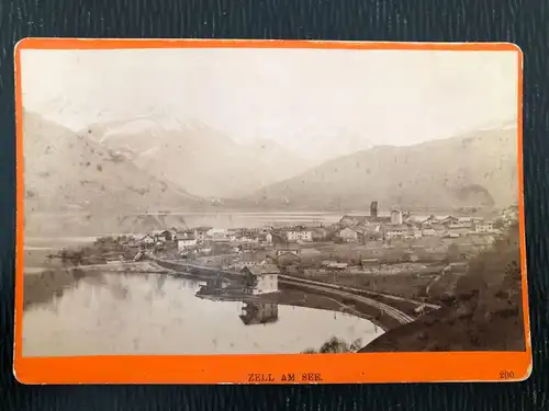 Zell am See - Photo auf dickem Karton - Verlag Würthle & Spinnhirn -S237