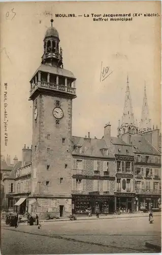 Moulins, La Tour Jacquemard, Beffroi municipal -364002