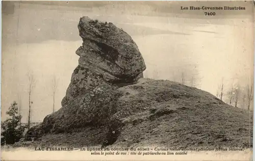 Lac dìssarles - Le Sphinx au coucher du soleil -364928