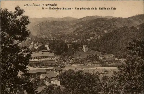 Vals-Les-Bains, Vue generale de la Vallee de Vals -364758