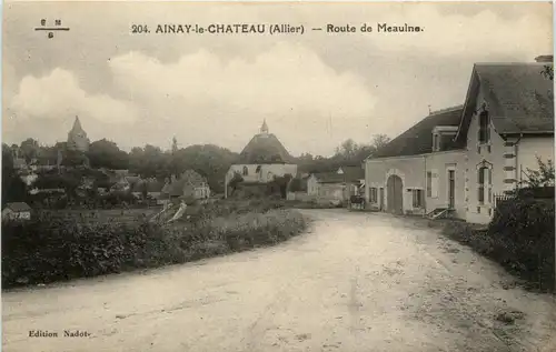 Ainay le Chateau, Route de Meauine -364592