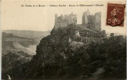 Vallee de la Sioule, Chateau Rocher, Route de Chateanneuf a Ebreuil -364302