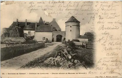 Environs de Gannat, Chateau de Langlard -364126