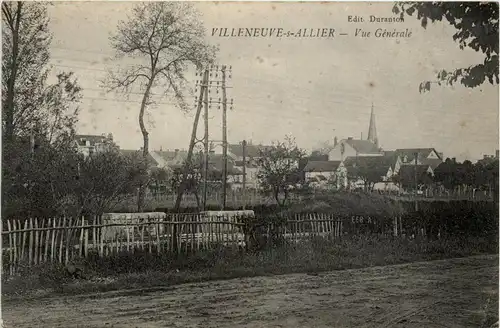 Villeneuve s-Allier, Vue Generale -364402