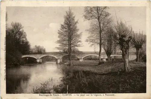 Environs de Feurs-Cleppe, le pont sur le lignon, a Naconne -365198