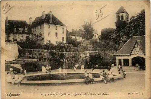 Montlucon, Le Jardin public Boulevard Carnot -364482