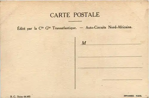 Künstlerkarte Sandoz - Auto Circuits Nord Africains -422590