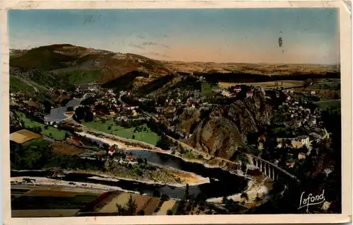 Environs de Saint-Etienne, Vue panoramique de Cornillon et du defile de -365192