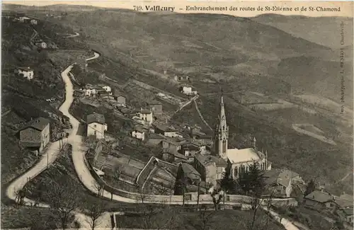 Valfleury, Embranchement des routes de St-Etienne et de St-Chamond -365568