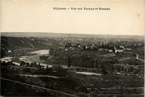 Villerest, Vue sur Farnay et Roanne -365588