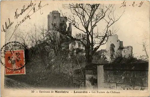 Environs de Montoire - Lavardin - les Ruines du Chateau -364144