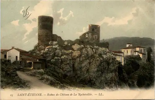 Saint-Etienne, Ruines du Chateau de la Rochetaillee -365332