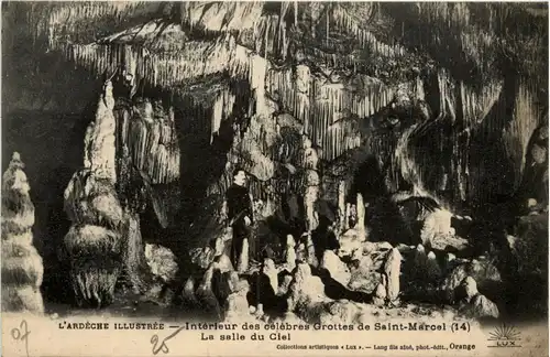 Grottes de St-marcel - La salle du Ciel -364782