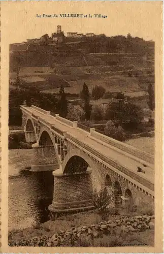 Le Pont de Villeret et le Village -365558