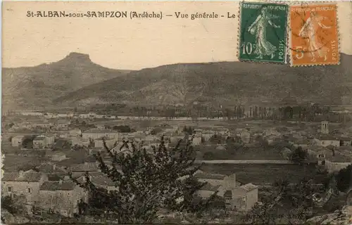 St-Alban-sous Sampzon - Vue generale -364770