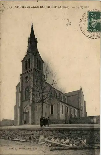 Arpheuilles-St.-Priest, LÈglise -364324