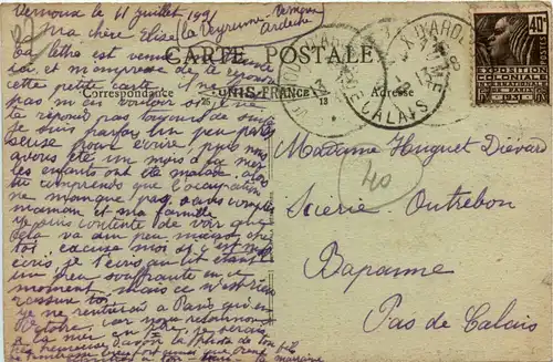 LÀrdeche illustree - Vernoux - Vue generale et le Serre de la Roue -364726