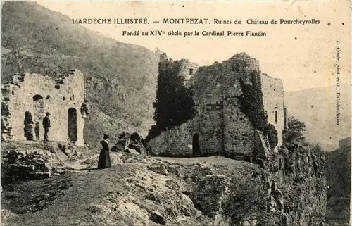 Montpezat, Ruines du Chateau de Pourcheyrolles -364830