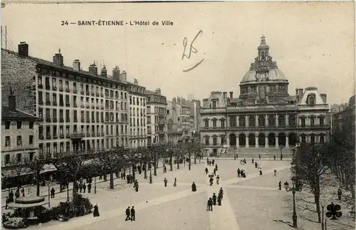 Saint Etienne, L`Hotel de Ville -365948