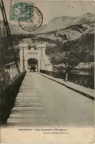 Montpezat, Pont Suspendu a 50 metres -364826