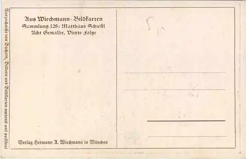 Künstlerkarte Matth. Schiestl - Einsamkeit -423210