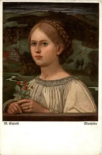 Künstlerkarte Matth. Schiestl - Mathilde -423250