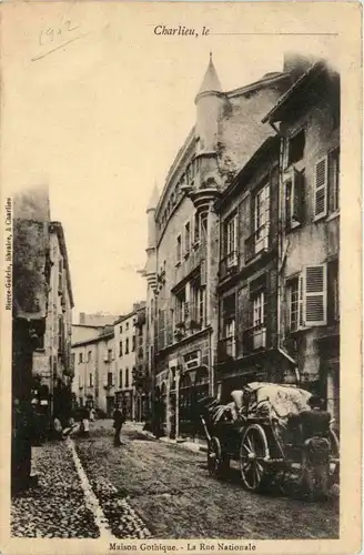 Charlieu, le, Maison Gothique, La Rue Nationale -366038