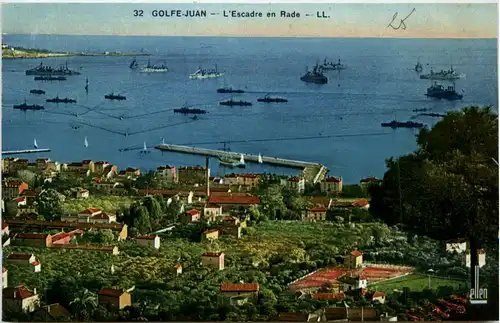 Golfe Juan, LÈscadre en Rade -366188