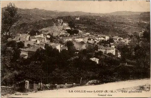 La Colle sur Loup, Vue generale -366228