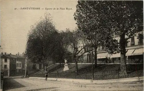 Saint Etienne, Square de la Place Royet -365992