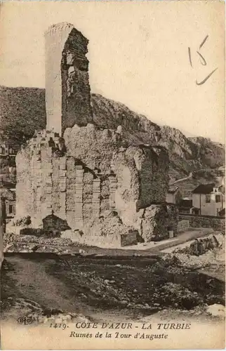 La Turbie, Ruines de la Tour dÀuguste -366338