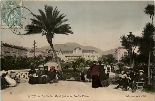 Nice, Le Casino Municipal et le Jardin Public -366498