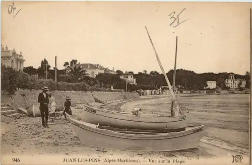 Juan les Pins, Vue sur la Plage -366182