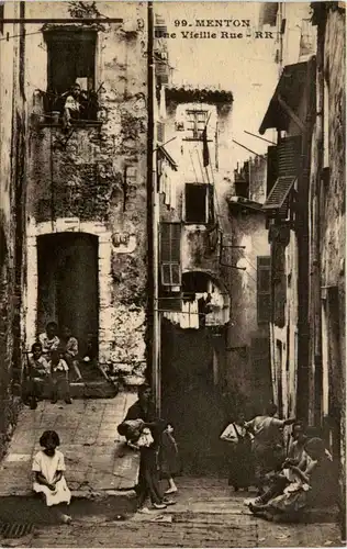 Menton, Une Vieille Rue -366408