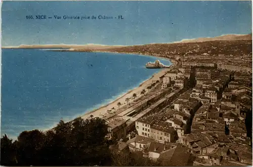 Nice, Vue Generale prise du Chateau -366528