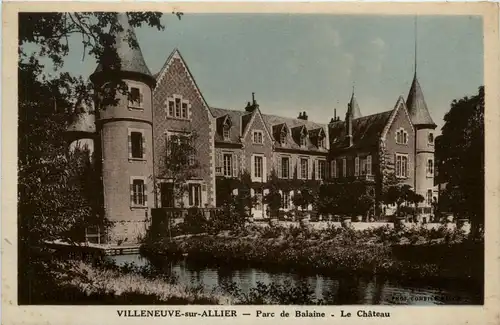 Villeneuve sur Allier, Parc de Balaine, Le Chateau -364320