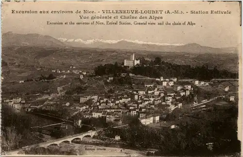 Villeneuve-Loubet, Station Estivale, Vue generale et Chaine des Alpes -366658
