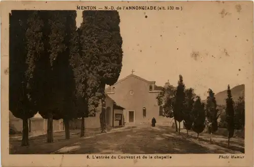 Menton, Lèntree du Couvent et de la chapelle -366402