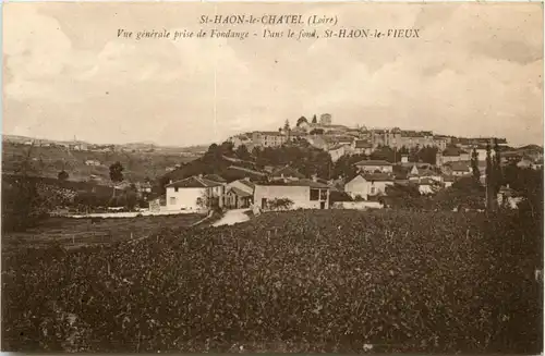 Saint-Haon-le-Chatel, Vue generale prise de Fondange -365464
