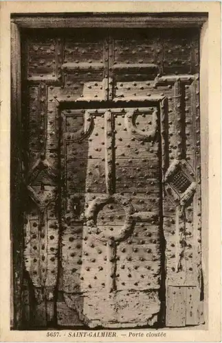 St. Galmier, Porte cloutee -365484