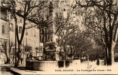 Grasse, La Fontaine du Cours -366998